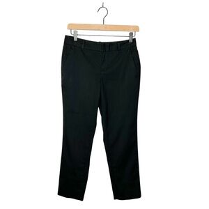 Banana Republic Womens‎ Avery Classic Black Trouser Pants Petite 0P